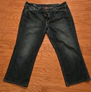 Lucky Brand Cropped Denim Jeans - Size 16 EUC